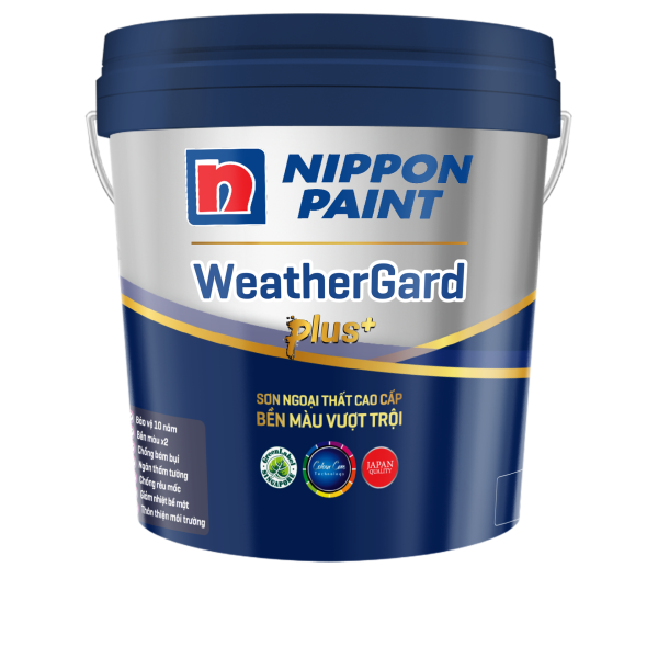 Sơn ngoại thất Nippon WeatherGard Plus+ 15L